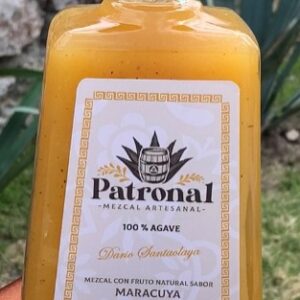 Mezcal con fruto Maracuyá 750 ml.